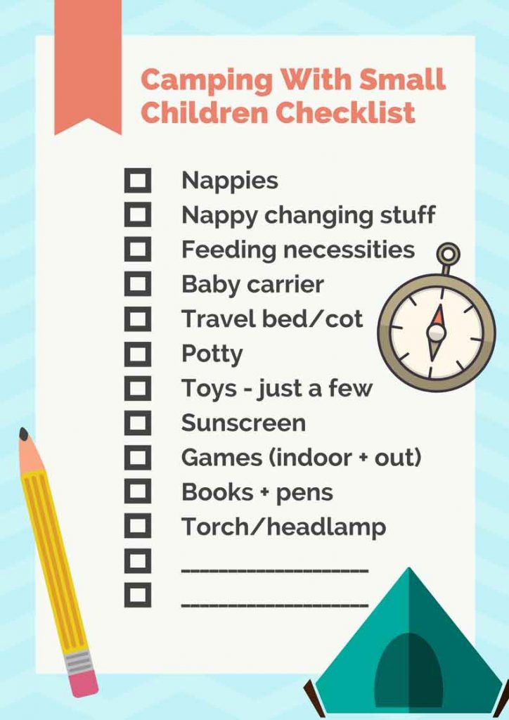 Camping with Toddlers: Checklist